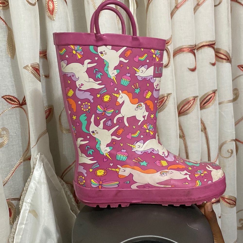 Lone Cone Pink Rain-boots